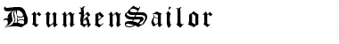Download DrunkenSailor Regular Font Title Preview