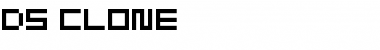 Download DS Clone Regular Font Title Preview