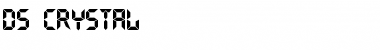 Download DS Crystal Regular Font Title Preview