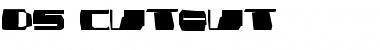 Download DS Cutout Regular Font Title Preview