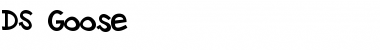 Download DS Goose Regular Font Title Preview