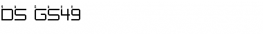 Download DS GS49 Regular Font Title Preview