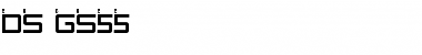 Download DS GS55 Regular Font Title Preview