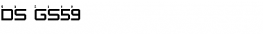 Download DS GS59 Regular Font Title Preview