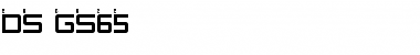 Download DS GS65 Regular Font Title Preview