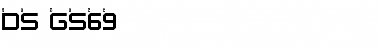 Download DS GS69 Regular Font Title Preview