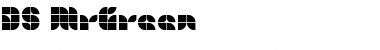 Download DS MrGreen Regular Font Title Preview