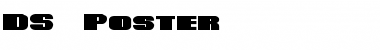 Download DS Poster Regular Font Title Preview