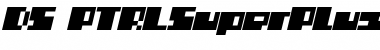 Download DS PTRLSuperPlus Regular Font Title Preview