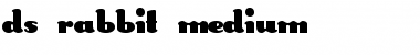 Download DS Rabbit Medium Font Title Preview