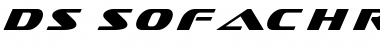 Download DS Sofachrome Italic Font Title Preview