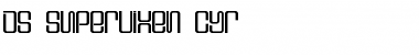 Download DS Supervixen Cyr Regular Font Title Preview