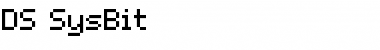 Download DS SysBit Regular Font Title Preview
