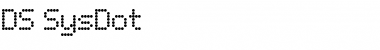 Download DS SysDot Regular Font Title Preview