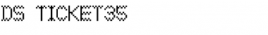 Download DS Ticket35 Regular Font Title Preview