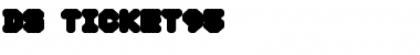 Download DS Ticket95 Regular Font Title Preview