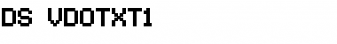 Download DS VDOTXT1 Regular Font Title Preview