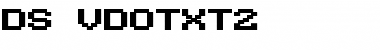 Download DS VDOTXT2 Regular Font Title Preview