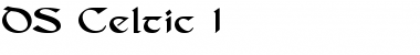 Download DS_Celtic-1 Regular Font Title Preview