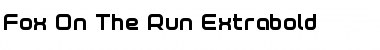 Download Fox on the Run Extra-Bold Extra-Bold Font Title Preview