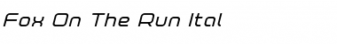Download Fox on the Run Italic Italic Font Title Preview