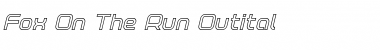 Download Fox on the Run Outline Italic Outline Italic Font Title Preview
