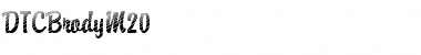 Download DTCBrodyM20 Regular Font Title Preview