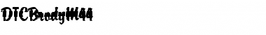 Download DTCBrodyM44 Regular Font Title Preview