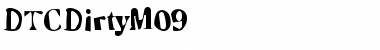Download DTCDirtyM09 Regular Font Title Preview