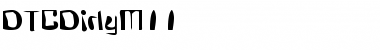Download DTCDirtyM11 Regular Font Title Preview