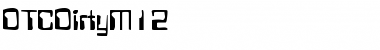 Download DTCDirtyM12 Regular Font Title Preview