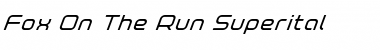 Download Fox on the Run Super-Italic Italic Font Title Preview