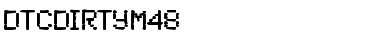 Download DTCDirtyM48 Regular Font Title Preview