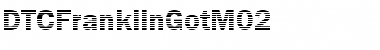 Download DTCFranklinGotM02 Regular Font Title Preview