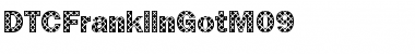 Download DTCFranklinGotM09 Regular Font Title Preview