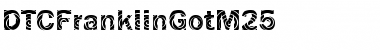 Download DTCFranklinGotM25 Regular Font Title Preview