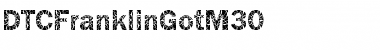 Download DTCFranklinGotM30 Regular Font Title Preview