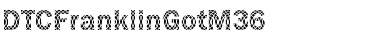 Download DTCFranklinGotM36 Regular Font Title Preview