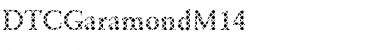 Download DTCGaramondM14 Regular Font Title Preview