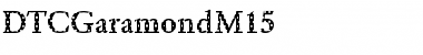 Download DTCGaramondM15 Regular Font Title Preview
