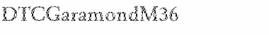 Download DTCGaramondM36 Regular Font Title Preview
