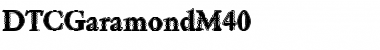 Download DTCGaramondM40 Regular Font Title Preview