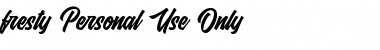 Download Fresty Script Regular Font Title Preview