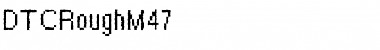 Download DTCRoughM47 Regular Font Title Preview