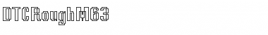 Download DTCRoughM63 Regular Font Title Preview