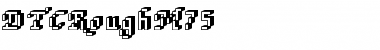 Download DTCRoughM75 Regular Font Title Preview