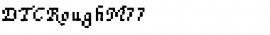 Download DTCRoughM77 Regular Font Title Preview