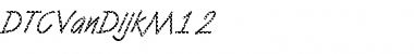 Download DTCVanDijkM12 Regular Font Title Preview