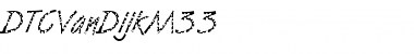 Download DTCVanDijkM33 Regular Font Title Preview