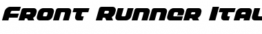 Download Front Runner Italic Italic Font Title Preview